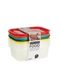 conf. 5pz contenitori alimenti in PP 203x137x64mm 850ml Perfetto 29313