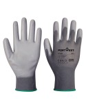 Guanti A120 con palmo in PU tg L grigio Portwest A120GRRL