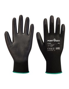 Guanti A195 touch con palmo in PU tg XL nero Portwest A195K8RXL Portwest GUANTI DI PROTEZIONE
