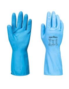 Conf 12 Guanti per alimenti tg L lattice azzurro Portwest AP76BLUL Portwest GUANTI DI PROTEZIONE