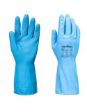 Conf 12 Guanti per alimenti tg XL lattice azzurro Portwest AP76BLUXL