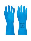 Guanti in nitrile tg M azzurro Portwest A814BLUM