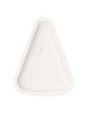 Conf 125 Vassoi pizza  1/8 19x25cm bianco Signor Bio BTT003BIO125F