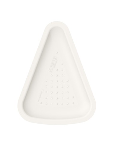 Conf 125 Vassoi pizza  1/8 19x25cm bianco Signor Bio BTT003BIO125F