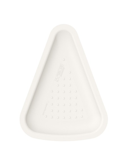 Conf 125 Vassoi pizza  1/8 19x25cm bianco Signor Bio BTT003BIO125F