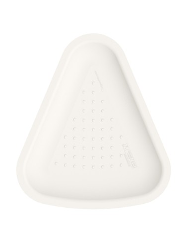 Conf 125 Vassoi pizza  1/6 23x26cm bianco Signor Bio BTT001BIO125F