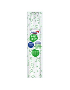 Conf 50 Bicchieri R-PET tacca 500ml trasparenti Dopla 25003