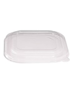 Conf 50 Coperchi per bowl quadrate 900/1200ml trasparente Signor Bio PBL007BIO50B