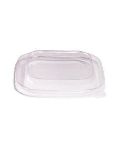 Conf 50 Coperchi per bowl quadrate 600ml trasparente Signor Bio PBL008BIO50B