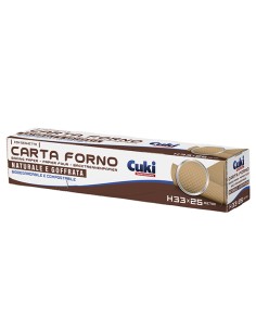 Rotolo carta forno goffrata 33cmx25m Cuki Professional 4633025