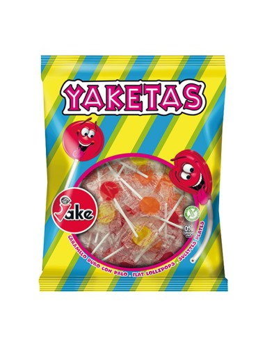 Busta Lecca lecca piatto Yaketas 150pz DBYAK No Brand CARAMELLE-CIOCCOLATINI-CHEWING GUM
