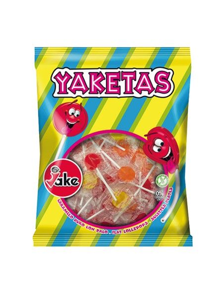 Busta Lecca lecca piatto Yaketas 150pz DBYAK No Brand CARAMELLE-CIOCCOLATINI-CHEWING GUM