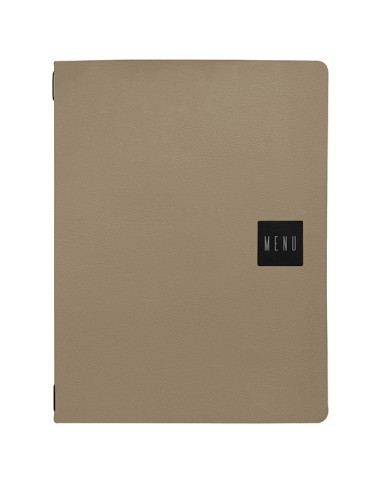 Portamenu A4 con elastico 12 facciate BEIGE scritta MENU Stilcasa PM2C-MN-07 STILCASA PORTA MENU' e ACCESSORI