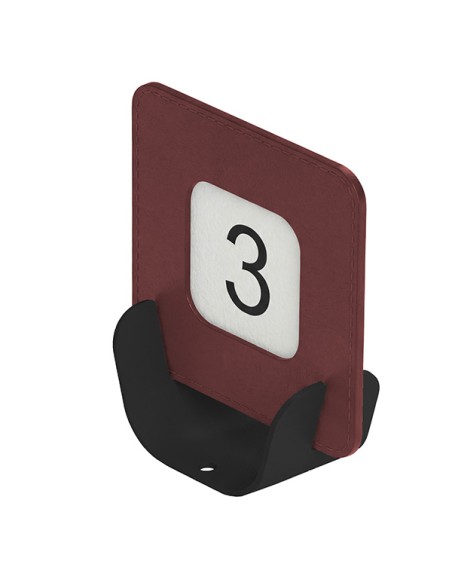Porta QR code segnaposto METAL NERO 10x4x11,5 cm BORDEAUX Stilcasa MET-SQR-N17 STILCASA PORTA MENU' e ACCESSORI
