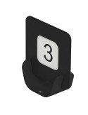 Porta QR code segnaposto  METAL NERO 10x4x11,5 cm NERO Stilcasa MET-SQR-N30