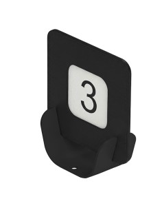 Porta QR code segnaposto METAL NERO 10x4x11,5 cm NERO Stilcasa MET-SQR-N30 STILCASA PORTA MENU' e ACCESSORI