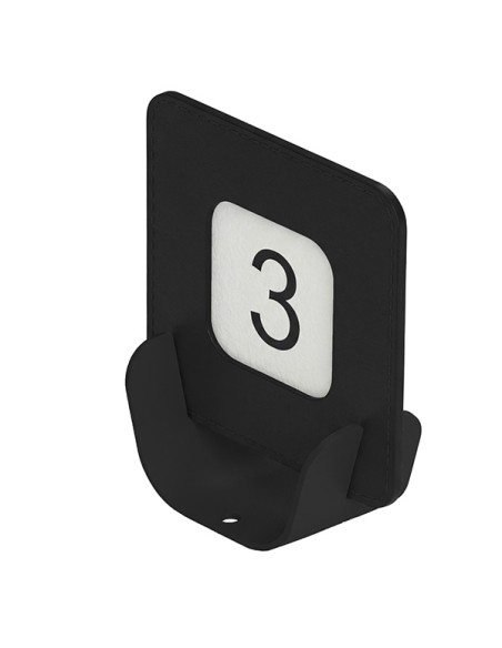 Porta QR code segnaposto METAL NERO 10x4x11,5 cm NERO Stilcasa MET-SQR-N30 STILCASA PORTA MENU' e ACCESSORI