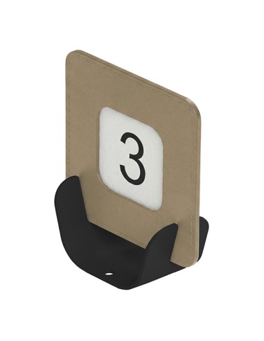 Porta QR code segnaposto METAL NERO 10x4x11,5 cm, BEIGE Stilcasa MET-SQR-N07 STILCASA PORTA MENU' e ACCESSORI