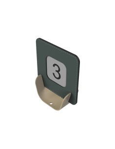 Porta QR code segnaposto METAL NERO 10x4x11,5 cm, BEIGE Stilcasa MET-SQR-N07 STILCASA PORTA MENU' e ACCESSORI 2