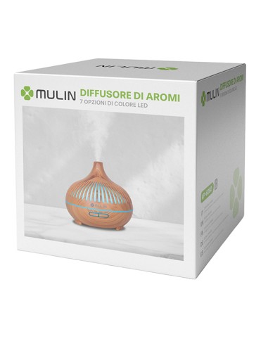 Diffusore aromi 2W con illuminazione LED Mulin KP-6080 Mulin PICCOLI ELETTRODOMESTICI