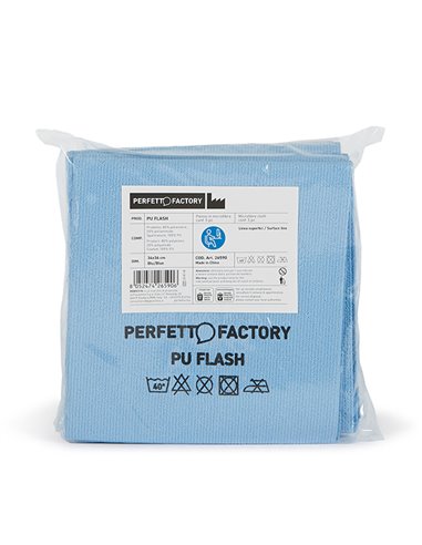 Conf 5 Panni in PU flash 34x36cm blu Perfetto Factory 26590 PerfettoFactory ASSORBIUMIDITA'-PROFUMATORI-CANDELE