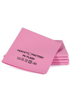 Conf 5 Panni in PU flash 34x36cm rosso Perfetto Factory 26591