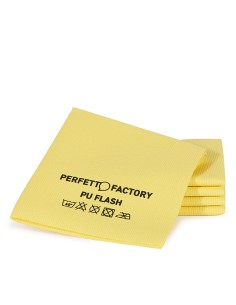 Conf 5 Panni in PU flash 34x36cm giallo Perfetto Factory 26592