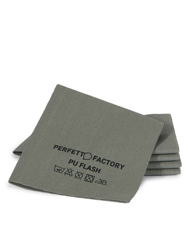 Conf 5 Panni in PU flash 34x36cm grigio Perfetto Factory 26594