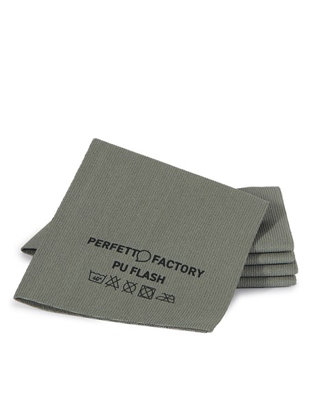 Conf 5 Panni in PU flash 34x36cm grigio Perfetto Factory 26594