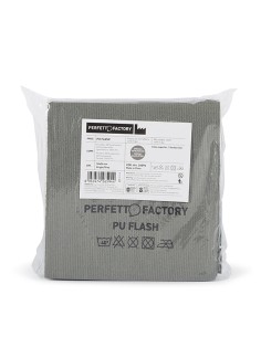 Conf 5 Panni in PU flash 34x36cm grigio Perfetto Factory 26594 2