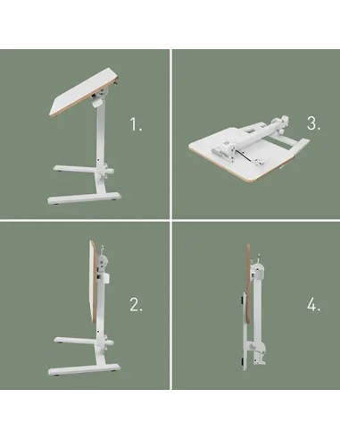 Scrivania Compatta pneumatica mobile pieghevole 65x46x74-109cm Leitz 65880001