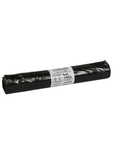 10 Rotoli sacchi rifiuti PCR 110L 72x110cm 30gr nero Bio Extrusion PCR030K