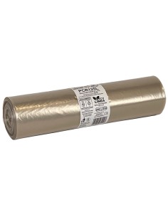 8 Rotoli sacchi rifiuti PCR 240L 120x140cm 125gr neutro Bio Extrusion PCR125L