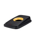 Coperchio per cestino SELECTO con foro nero/giallo Rotho F800033