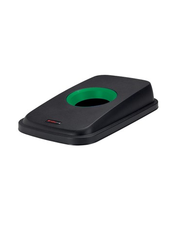 Coperchio per cestino SELECTO con foro nero/verde Rotho F800035 ROTHO PATTUMIERE E BIDONI