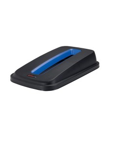 Coperchio per cestino SELECTO con foro nero/blu Rotho F800036