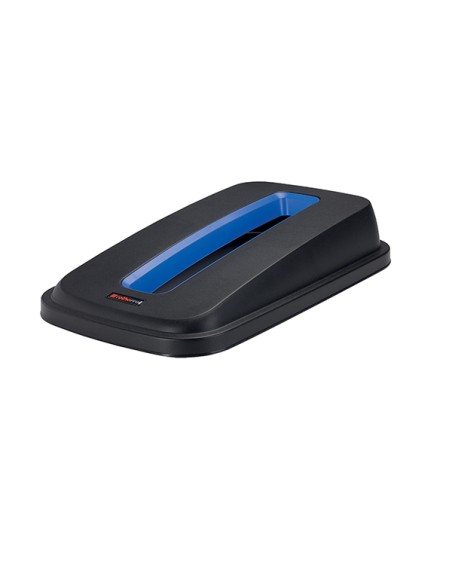 Coperchio per cestino SELECTO con foro nero/blu Rotho F800036