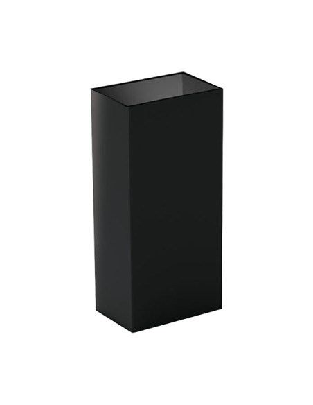 Contenitore gettacarte Bob Color 60L metallo nero Medial International 790402