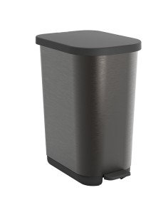 Pattumiera RIBO con coperchio e pedale 25-40lt Rotho F600032 ROTHO PATTUMIERE E BIDONI