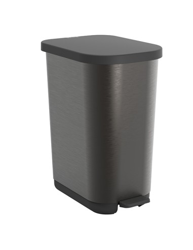 Pattumiera RIBO con coperchio e pedale 25-40lt Rotho F600032 ROTHO PATTUMIERE E BIDONI