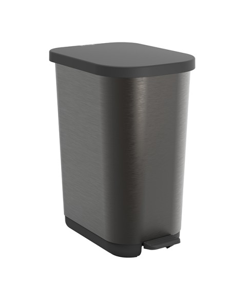 Pattumiera RIBO con coperchio e pedale 25-40lt Rotho F600032 ROTHO PATTUMIERE E BIDONI