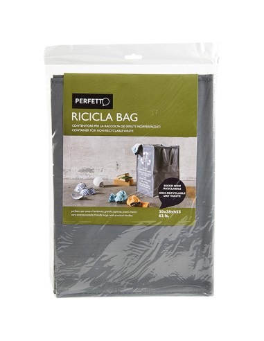 Contenitore Ricicla Bag indifferenziata grigio Perfetto 12854