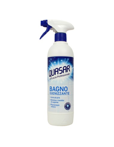 Detergente igienizzante bagno spray Quasar flacone 580ml 40345PIT Quasar DETERGENTI-DETERSIVI PER PULIZIA