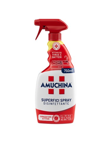 Amuchina superfici spray multiuso 750ml battericida e virucida 419862 Amuchina Professional DETERGENTI-DETERSIVI PER PULIZIA