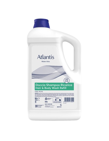 Ricarica doccia shampoo 2in1 Atlantis 5L Beauty Escape ATL113 Beauty Escape PERSONAL CARE