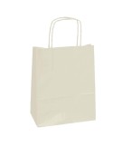 25 SHOPPERS CARTA KRAFT 45X15X50CM TWISTED avorio 047640