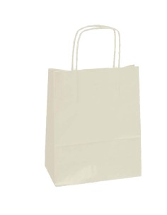 25 SHOPPERS CARTA KRAFT 45X15X50CM TWISTED avorio 047640