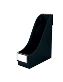 Portariviste ad alta capacitA' in PS nero 32x29cm dorso 9,5cm Leitz 24250095