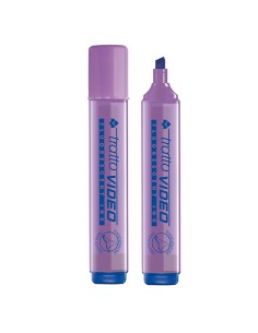 EVIDENZIATORE TRATTO VIDEO VIOLA F830210 TRATTO COLORE LIQUIDO
