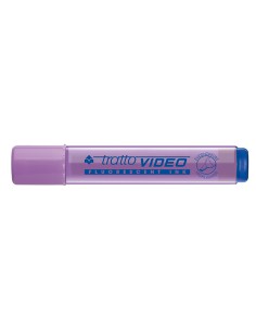 EVIDENZIATORE TRATTO VIDEO VIOLA F830210 TRATTO COLORE LIQUIDO 2